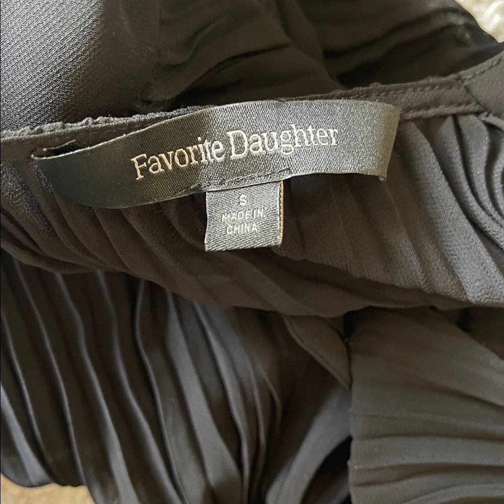 Favorite Daughter The Change Me Plisse Bodysuit in Black Size Small - Picture 5 of 7